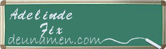 Adelinde Fix Visitenkarte